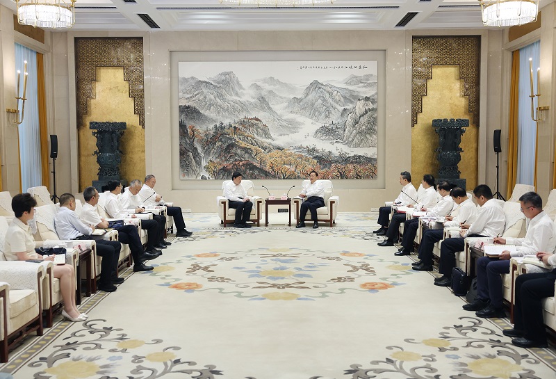 国家电网与湖北省委省政府举行会谈