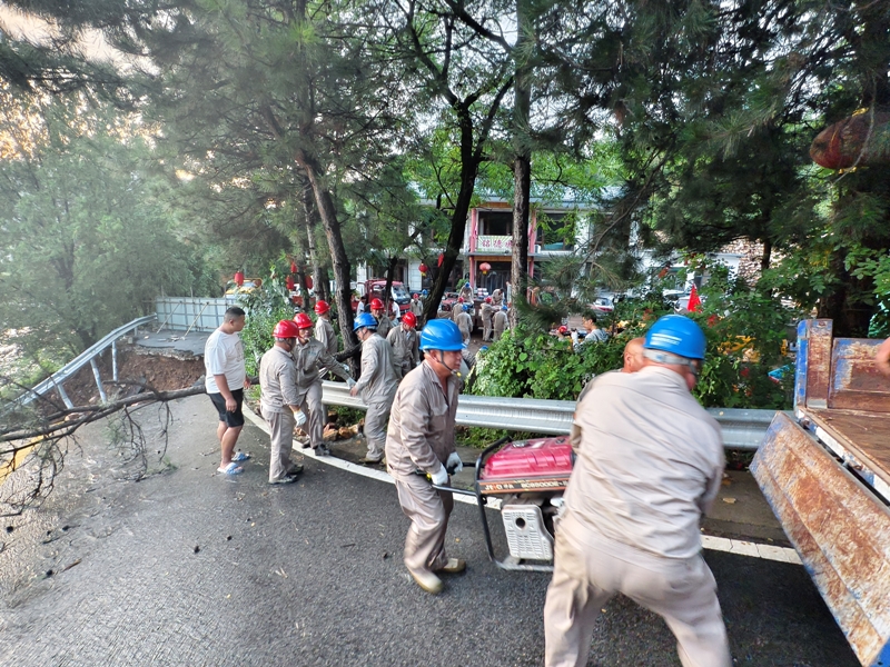 【防汛保供进行时】蓟州罗庄子镇下营镇所有村庄全部复电